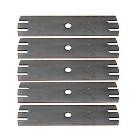LEFITPA 5 Pack Replacement 781-0080 Edger Blade for MTD 78100800637 981-0080 for Troy-Bilt 24604C 24604S Lawn Mower Models (5/8" Center Hole x 9-1/4" Length x 2-1/2" Width x .095''Thickness)