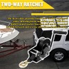 YIYITOOLS 3500lbs Boat Trailer Winch,Heavy Duty Hand Winch with 32