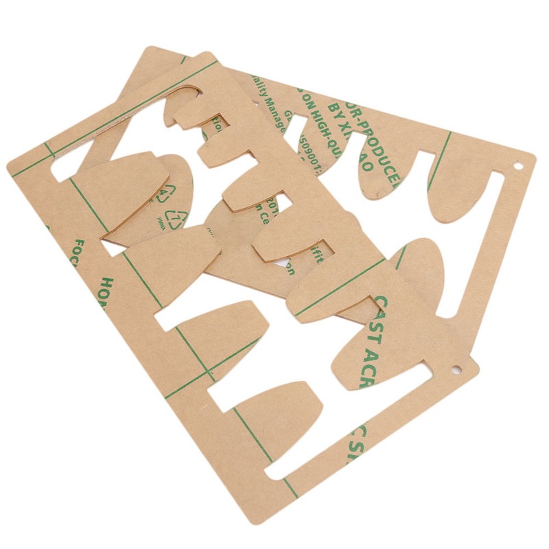 2Pcs Leather Acrylic Template DIY HandMade Craft Belt Sword Tail