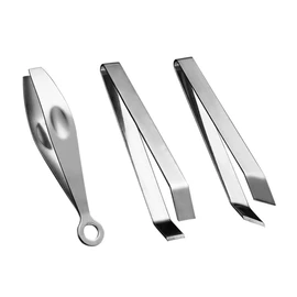 Outanaya 3pcs Stainless Steel Poultry Hair Removing Pliers Manual Tweezer for Fish Bones and Pig Hair for Cooking and Food Preparation