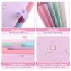 SKYDUE 5 Pockets Expanding File Folder, File Folders, Cute Accordion