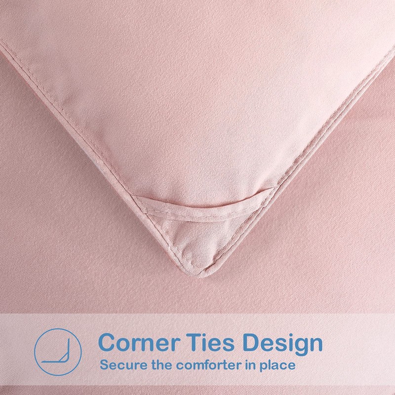 EASELAND All Season Oversized King Soft Quilted Down Alternative Comforter