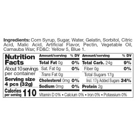 Enjoy 3D Pineapple Flavored Gummy 11.3oz Bag 40ct Individually Wrapped NEW