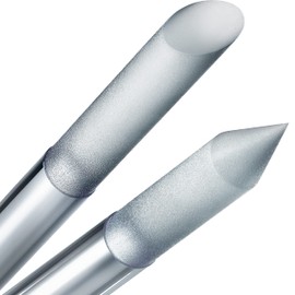 Glass Cuticle Pusher Nail File - Manicure Sticks, Professional Precision File Skin Pusher for Cuticle, Sanding Surface Never Wear Out, Genuine Czech Quality from Gladzy