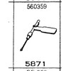 PHONOGRAPH NEEDLE STYLUS EVG 5871DS (EQUIV TO 560359 MAGNAVOX DIAMOND/SAPHIRE