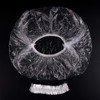 TUPARKA 120 Pcs Disposable Shower Caps Plastic Elastic Bath Cap