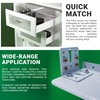 Pair of Grass 00436-37 Zargen Metal Drawer Box Universal Replacement