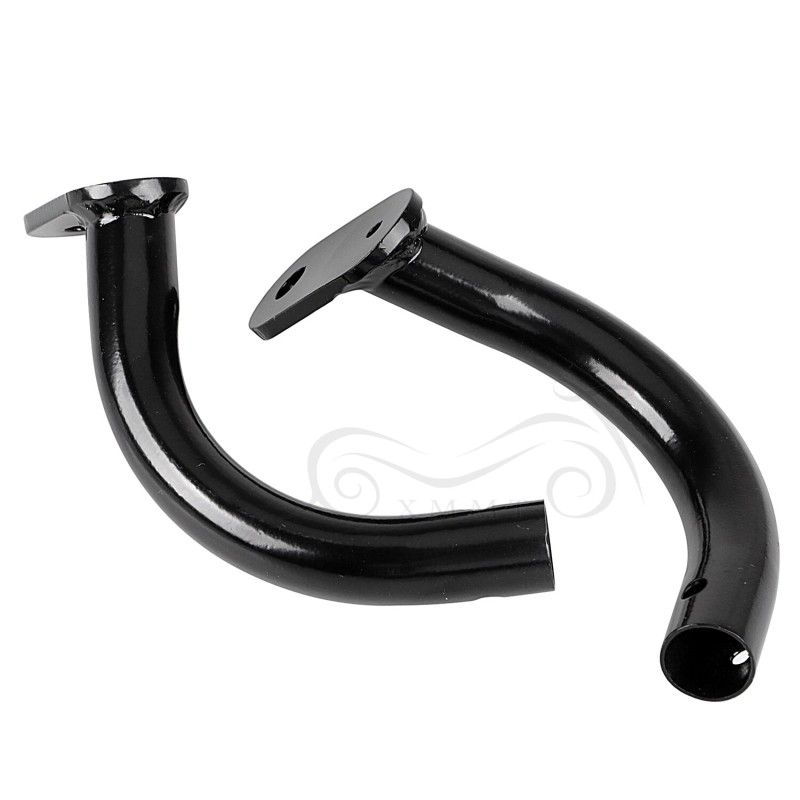 Unbranded Black Saddlebag Guard Eliminator Support Bracket For Harley Electra