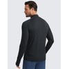 CRZ YOGA Mens Quarter Zip Pullover Long Sleeve Golf Athletic