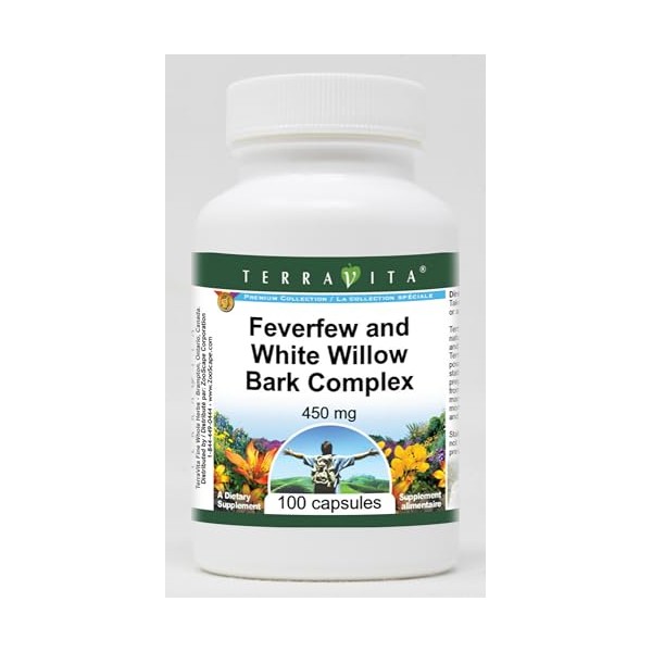 Terravita Headache Complex - Feverfew and White Willow Bark -