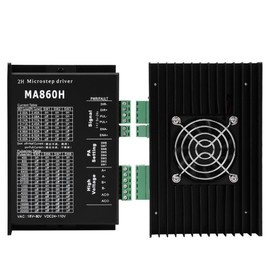 Estink Stepper Motor Driver, MA860H 200KHz Stepper Motor Driver Microstep Controller Module 18-80V AC / 24-110V DC 7.2A for 2 Phase 86 Motor