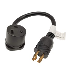 Parkworld Welder Adapter Cord 4-Prong Generator 30A Locking Plug NEMA L14-30P to 6-50R 50 AMP Industrial Female (1FT)