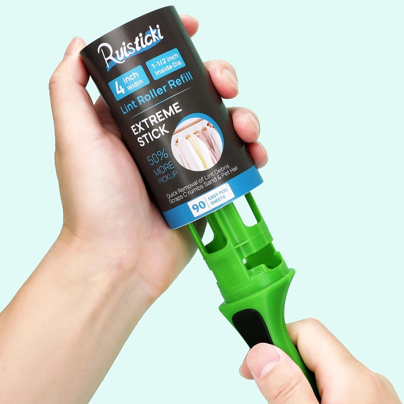 4 inch Extreme Stick Lint Roller Refills for Evercare PetLovers