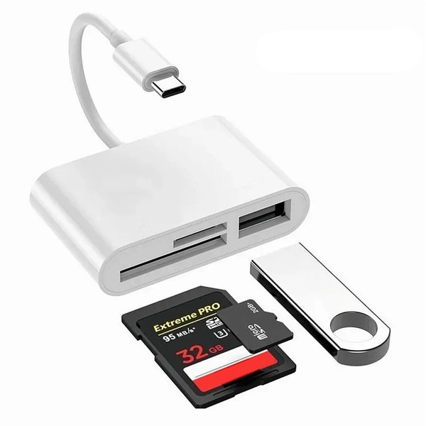 Pipestation USB C SD Card Reader | Micro SD Card/SD
