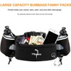 Adjustable Running Belt with Zip Pocket, 2 Water Bottles, 2