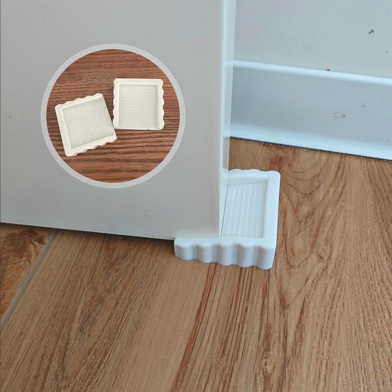Two-Way Door Stoppers, Doorstop Wedge, Small Size Cube Rubber Door