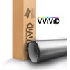 VViViD® XPO Silver Brushed Steel Car Wrap Vinyl Roll with