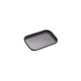 MasterClass KCMCHB53 Single Portion Baking Tray with PFOA Non Stick, Robust 1 mm Carbon Steel, 16.5 x 10 cm, Grey