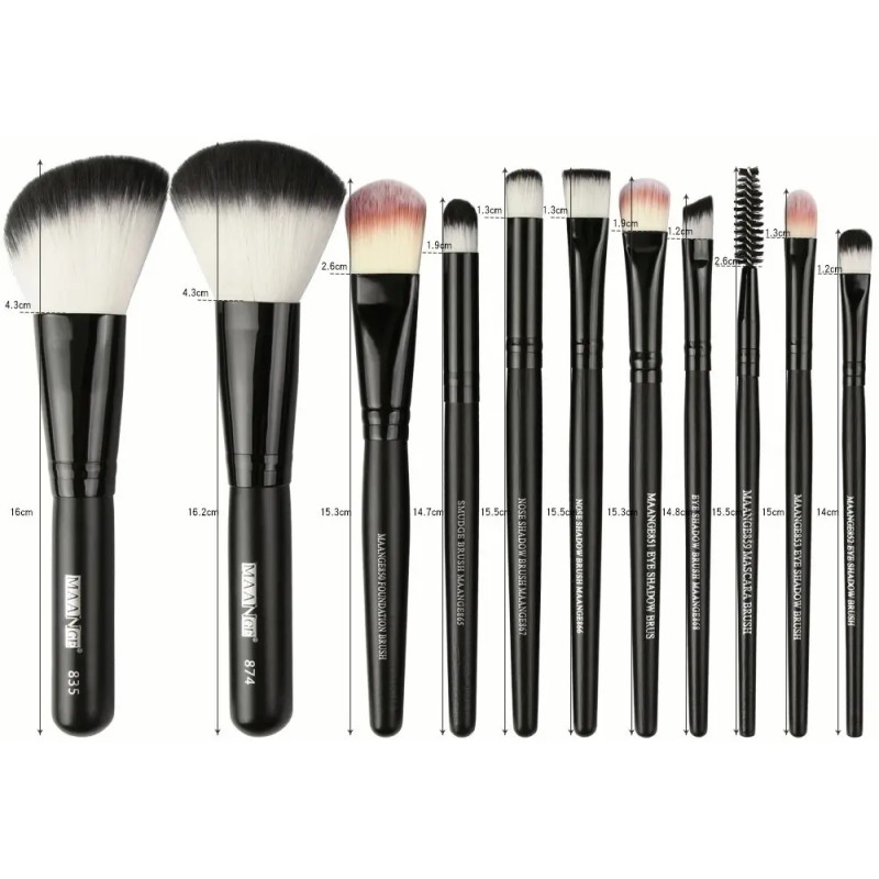 Set de Brochas de Maquillaje Profesional de 22 Piezas para