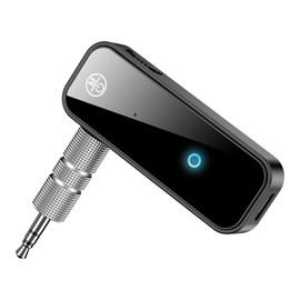 GMCELL Adaptador Bluetooth 5.0 de 3.5 mm Jack Aux Dongle, transmisor/Receptor inalámbrico 2 en 1 para Audio de TV, proyector, PC, Auriculares, Coche