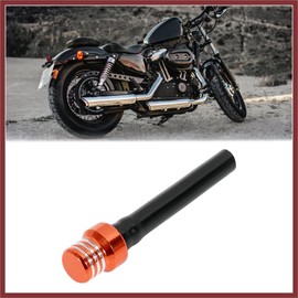 HEROFFIX Aluminum Alloy Breather Tube Gas Fuel Tank Cap Cover Air Vent Hose for ATV Dirt Bike Orange Replace Parts