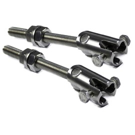 Double Rod Mat Hinge (Pack of 2), Stainless Steel Hinge Fork for Double Rod Mesh Mats 8/6/8, Works Rod Mats into a Gate