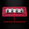 4 M8 Studs Power Distribution Block Bus Bar 12V, Ampper