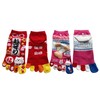[Mode Select] Women's 5 Toe Socks, Characters, 2 Pairs Set,