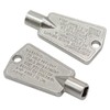 WISINY 216702900 297147700 Metal Freezer Key Replacement 2 Packs