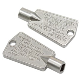 WISINY 216702900 297147700 Metal Freezer Key Replacement 2 Packs