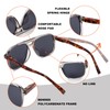 JO Bifocal Reading Glasses Sunglasses 2 Pack for Men -