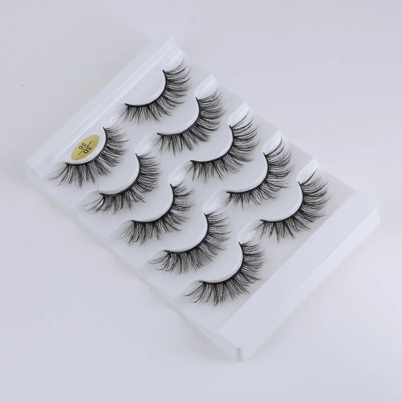 Pestañas Postizas 3d De Pelo Sintético Faux Mink