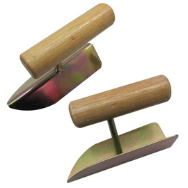 RYOHIN Lab. Iron Trowel Plaster, Corner Tool, Finishing, Grooves, Wall Painting, Mortar, Plaster, Diatomaceous Earth, Tool Set of 2