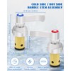 YIGUCS Handle Stem Assembly Hot & Cold Fits for T&S