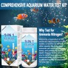 Tiras de prueba de acuario para tanque de peces: tiras