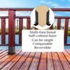 Missippibase 8 PCS Adjustable Deck Support - Fit 2x2, 2x4,