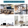 Vlando Desk Organiser with Drawer, Leather Office Stationery Desk Tidy