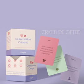 Gratitude Gifted Couples Conversation Card Game – Fun Relationship Building & Communication Catalyst for Partners, Date Night Idea