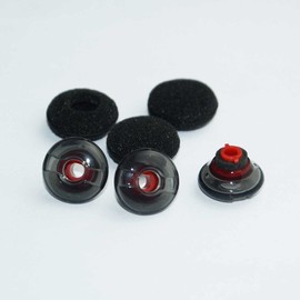 Replacement Ear Tip with Foam Covers For Plantronics Voyager 5200 Series / 5210/5220 / 5200 UC Bluetooth Headsets (Large)