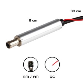 alca Germany Universal Car Radio Aerial Antenna Signal Booster ISO Plug 538100