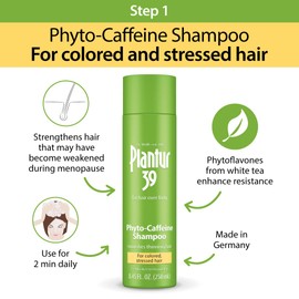 Plantur 39 Plantur 39 Phyto-Caffeine Shampoo and Conditioner Set for Colored, Stressed Hair - 8.45 fl oz and 5.07 fl oz