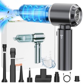 Sporvet Wireless Handstaubsauger 16000Pa Mini-Tragbarer Wiederaufladbarer Handstaubsauger mit 1 Filtern, 6000mAh Auto-Staubsauger für den Auto,Haus,Küche,Tierhaare