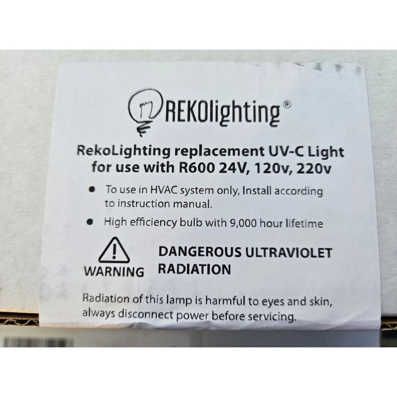 UV Solutions REKO Lighting UV Replacement Bulb for GTUV GT-UVL