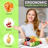 EZONEDEAL Fruit Peeler Ultra Sharp Double Finger Peeler Cutter Fruit