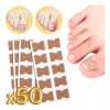 Universo en Linea 50 Parches Correctores Uñas Enterradas Uñeros Adhesivos