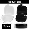Pack of 2 Braces Box, Dental Splint Box, Denture Box,