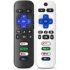 2 Pack Replacement Remote Control Only for Roku TV, Compatible