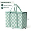 COOZOOM 2 Pack Insulated Reusable Grocery Bags, Heavy Duty Warming