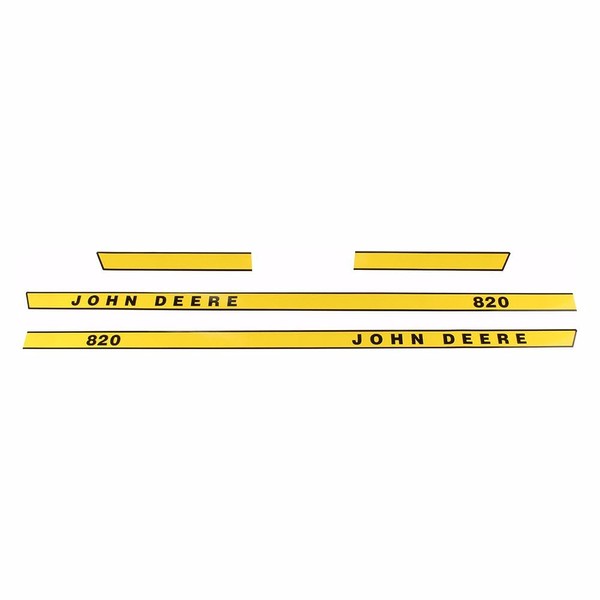 JD820L Hood Decal Set fits JD 820