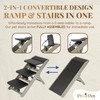 Dog Steps for Bed & Couch 2-in-1 Dog Stairs/Ramp -
